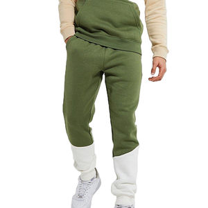 Survêtement d'hiver à capuche avec logo personnalisé pour hommes, pull respirant, pantalon de jogging en polaire, imprimé de strass, 100% coton, grande taille - Product Image 2