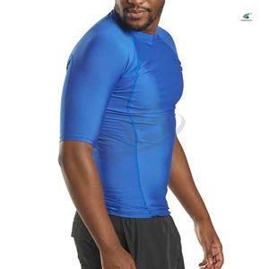 Polyester/Coton Respirant Personnalisé Rash Guard Hommes Shorts Manches Ensembles de Vêtements de Sport Professionnels Connecté Jiu Jitsu Kimono Gear - Product Image 5