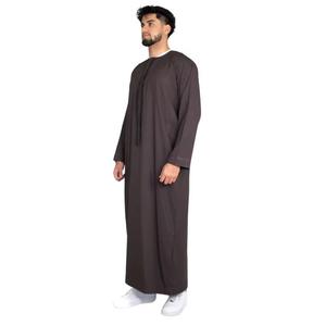 Thobes pour hommes, vêtements islamiques, vente chaude, faible MOQ, vêtements musulmans traditionnels, Jubba Thobe pour hommes, couleur unie - Product Image 2