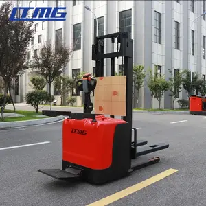 Ltmg điện xe nâng xe nâng kho tự động Stacker 1 tấn 1.2 tấn 1.5 tấn điện Pallet Stacker với 3m 3.5m nâng chiều cao