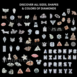 Visage argent bijoux fins pendentifs et breloques en laboratoire HPHT diamant cultivé DEF VVS VS D lettre pour unisexe IGI certificat or/argent - Product Image 2