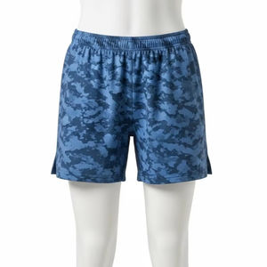 Pantalones Cortos Deportivos Transpirables con Patrón Sólido, de Poliéster y Elastano, de Secado Rápido, Elásticos, para Entrenamiento, Gimnasio, Ropa Deportiva - Product Image 1