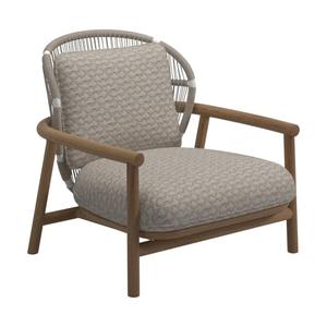 Modern Comfortable <b>Outdoor</b> Rattan Accent Chair Tapered Legs Embossed Design <b>Cushioned</b> Patio Lounge Seat <b>Garden</b> Leisure Furniture - Product Image 6
