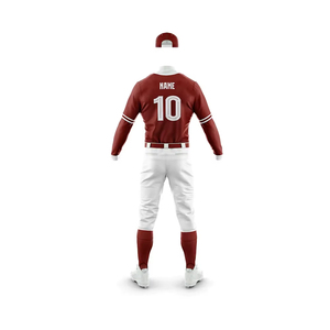 Men's Adult Baseball Uniform Sets 100% <b>Polyester</b> Breathable Quick Dry <b>Shirts</b> Tops Mandarin Collar Half Sleeves Button Fly Pants - Product Image 5