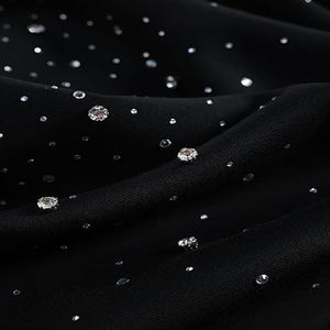 Sweat-shirts pour hommes 100% coton avec strass, mode luxe décontractée streetwear, pull personnalisé, écologique, lourd, épaules tombantes - Product Image 6