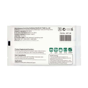 Servicio OEM de Marca Privada, Toallitas Húmedas Desechables con Aroma a Lavanda de 13g, Ecológicas, con Aroma Suave a Limón - Product Image 3