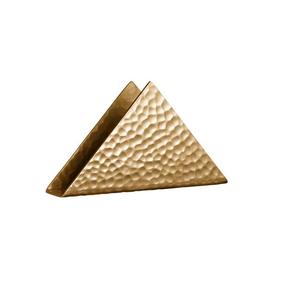 Servilletero con forma de triángulo chapado en oro hecho a mano, moderno Metal, cocina, baño, restaurantes, dormitorio, soporte de granja, cajas de pañuelos - Product Image 4