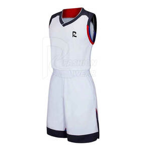 Uniforme de basket-ball professionnel 100% polyester pour les jeunes nouveaux ensembles de taille plus respirants de bonne qualité pour les jeunes joueurs - Product Image 1