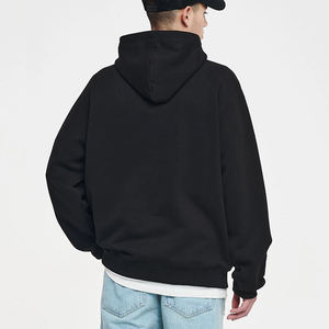 Sweat-shirt sportif brodé personnalisé OEM à col zippé, coupe oversize, épais, pour l'hiver, prix de gros - Product Image 3