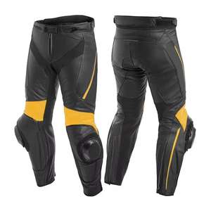 Pantalones de carreras de Motocross para hombre de alta calidad, pantalones de moto impermeables de cuero personalizados, conjuntos fáciles de usar - Product Image 1
