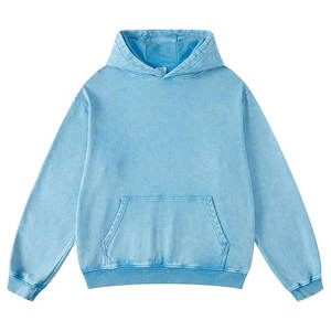 Meilleurs sweats à capuche lavés à l'acide pour hommes/sweat à capuche surdimensionné à la mode Hip Hop à épaules tombantes - Product Image 5