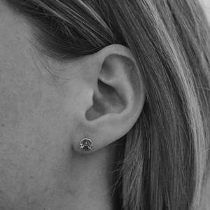 Zircon cubique vintage diamant 925 solide Sterling féminin Zircon cubique boucle d'oreille mariage audacieux à la mode bijoux cadeau - Product Image 2