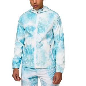 2026 hecho a medida para hombre Sest Zip up poliéster Nylon dos piezas cortavientos conjunto corto hombres chándal - Product Image 1