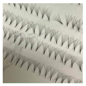 Extensions d'éventail de cils Camelia 6D faites à la main emballage de plateau de beauté fabricant vietnamien numéro de modèle facile - Product Image 3