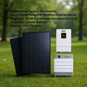 Système d'énergie solaire complet Philadelphia Nexus 450W Panneau Megarevo 10kW Onduleur hybride HomeGrid Stack'd Batterie au lithium 19,2 kWh - Product Image 3