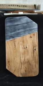 Tabla de cortar de mármol y madera de nuevo diseño, fabricante de cocina, tabla de cortar de queso de madera de acacia y mármol hecha a mano - Product Image 6