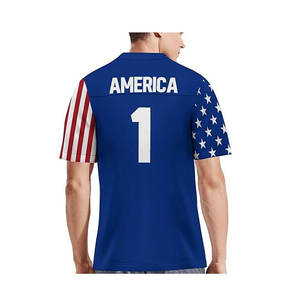 Jersey de juego de fútbol americano de alto rendimiento diseños personalizados equipo de bordado por sublimación y pedidos en solitario Jersey de fútbol americano - Product Image 4