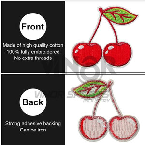 Tissu sergé brodé fer sur patchs assortis mignon bricolage Applique vestes Jeans sacs à dos accessoires de couture décoratifs - Product Image 3