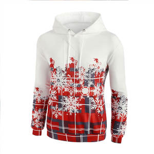 Sweatshirts à capuche pour hommes 100% coton Logo personnalisé imprimé motif solide pour l'hiver - Product Image 2