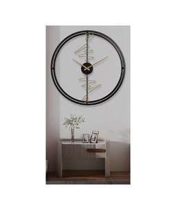 Metal Art <b>Wall</b> <b>Clock</b> <b>Modern</b> Home & Office Bedroom <b>Wall</b> Decorative <b>Clock</b> - Product Image 2