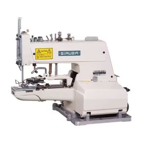 NUEVA Máquina de Coser Industrial Sirubas PK511-U de Puntada de Cadena Simple para Botones con Mesa y Motor - Product Image 3