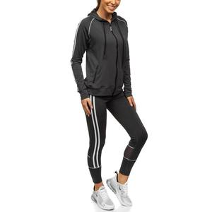 ชุดวอร์ม2ชิ้นสำหรับผู้หญิงชุดวอร์มมีฮู้ดสำหรับใส่ได้ทั้งชายและหญิงชุดกางเกงขาสั้นลำลองระบายอากาศได้โลโก้ออกแบบได้ตามต้องการขนาดพิเศษ - Product Image 2