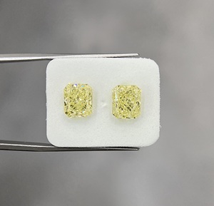 เพชรแท้สีเหลืองสดใส2.03แวววาวแวววาวแวววาวแวววาวความชัดเจนของ VS2 VG polish สมมาตร100% เพชรแท้สำหรับเพชรหลวมที่ผ่านการรับรองจากธรรมชาติ - Product Image 1