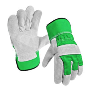 ถุงมือนิรภัยแบบหนาสำหรับงานอุตสาหกรรมของแคนาดาถุงมือยางขนาด XL ถุงมือเชื่อมหนังวัวแยกถุงมือป้องกันมือ - Product Image 3