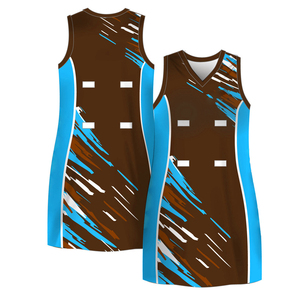 ชุดเน็ตบอลเดรสเน็ตบอลเดรสแบบซับลิเมชันเน็ตบอลชุดเดรสสีนีออน - Product Image 2