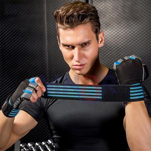 Guantes de Gimnasio de Cuero y Goma para Levantamiento de Pesas, Ejercicio, Fitness, Protección para Dominadas, Guantes para Colgar, Ejercicio Mejorado - Product Image 4