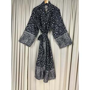 Women's Cozy Warm Winter Romance Black Paisley <b>Cardigan</b> House Coat Quirky Pockets Yak Wool Blend Soft Comfortable <b>Kimono</b> ODM - Product Image 4