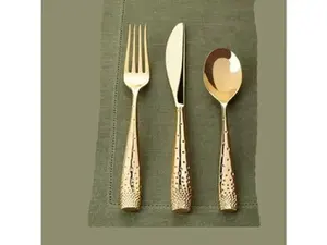 Designer Dining Utensil Pack High Quality Stainless Steel Spoon <b>Fork</b> <b>Knife</b> Set for Hotel Banquet <b>and</b> Family Meals - Product Image 5