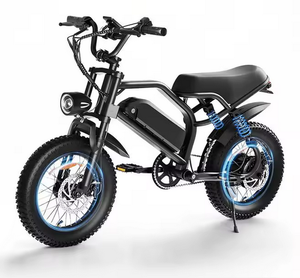 Vélo électrique pour adultes et adolescents, moteur 750W, couple de 65Nm, batterie amovible 12V 15Ah, suspension intégrale en aluminium, 3 modes de conduite, 5 vitesses assistées, plusieurs couleurs - Product Image 1