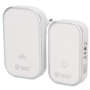 พลัมเทร กระดิ่งประตูไร้สายสีขาว 150 เมตร IP44 (GSC 104000010) - Product Image 1
