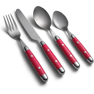 Design classique personnalisé mariage vaisselle cuillère fourchette couteau en acier inoxydable couverts couverts plaqué argent finition pour la fête - Product Image 1