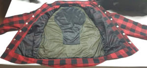 Chemises en flanelle pour hommes grande taille, coton de haute qualité 250 g/m², respirant, épaules tombantes, impression 3D personnalisée, tissu tricoté vierge, moto - Product Image 2