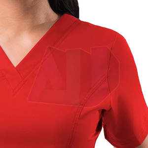 Combinaison de travail pour femmes en coton et polyester tricoté respirant et léger, utilisation professionnelle en milieu hospitalier, détection des aiguilles, fusion sans couture - Product Image 6