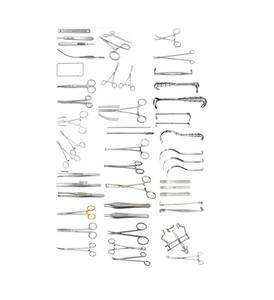 Juego de instrumentos de cirugía básica grande de alta calidad Manual de acero inoxidable multiusos Calidad alemana - Product Image 3