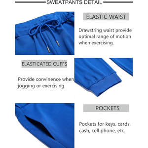 Jogging tendance en polaire Eversoft avec poches, coupe décontractée, évacuation de l'humidité, respirant, tricoté, pantalon de survêtement conique - Product Image 5