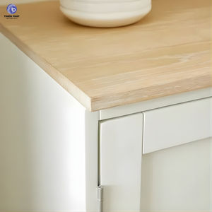 Puertas de Panel de Madera Maciza MDF Estilo Shaker en Color Blanco Marfil para Proyectos de Cocina de Lujo - Product Image 2