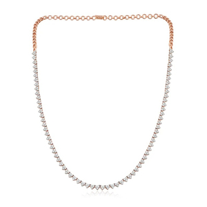 สร้อยคอเทนนิสเพชรสำหรับผู้หญิงสร้อยคอเพชรสำหรับปลูกในห้องปฏิบัติการตัดรูปดาวที่สวยงามเหมาะเป็นของขวัญที่ดีที่สุดสำหรับผู้หญิง - Product Image 3