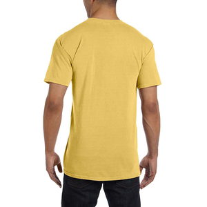 T-shirt à séchage rapide pour homme en coton de qualité imprimé uni à col en O Stock à manches courtes avec poches couleurs unies Style de mode confortable - Product Image 6