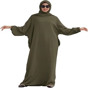 Último Modelo de Abaya de Alta Calidad, Estilo Maxi Elegante en Color Azul, Abaya Maxi Larga 2024 - Product Image 5