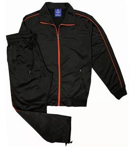 OEM logotipo personalizado Unisex clásico Retro completo Jogging traje de alta calidad liso 100% poliéster transpirable de secado rápido para gimnasia - Product Image 1