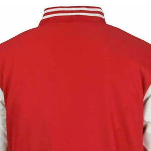 Meilleures vestes universitaires Vintage blanches pour hommes broderie unie personnalisée 100% cuir original hiver CollegeBaseballjacket pour hommes - Product Image 4