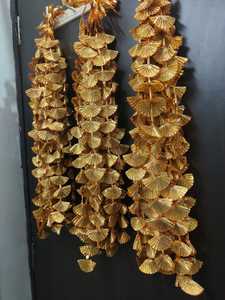 Gota String colgante de pared para decoración de boda decoración de fiesta guirnaldas hermosa y dorada Mala para decoración de techo - Product Image 4