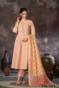 New Launched Pure 60/60 coton avec Handwork et dupatta Kurtis set for women vente en ligne - Product Image 6