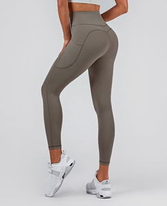 Leggings de Yoga de Punto Transpirables y Antibacterianos de Cintura Alta para Mujer, Diseño de Realce de Glúteos con Costuras, Multicolor - Product Image 2