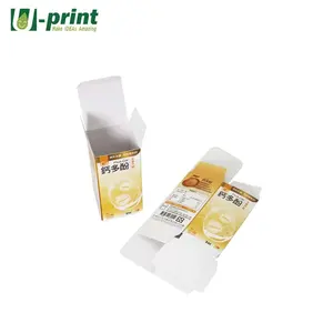 Cajas ranuradas plegables rectangulares personalizables, cartón laminado brillante reciclable, lámina de oro en relieve mate para supermercado - Product Image 2