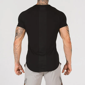 Ropa deportiva personalizada para correr, ropa deportiva de compresión para gimnasio, ropa deportiva para hombres, camisetas con cuello redondo para hombres - Product Image 4